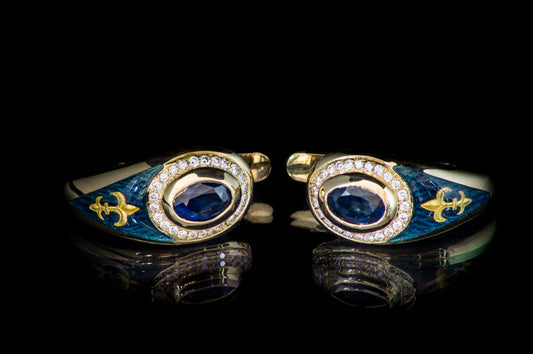 Auskarai | Emalio kolekcija