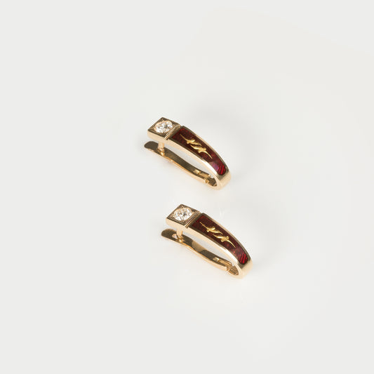 Auskarai | Emalio kolekcija